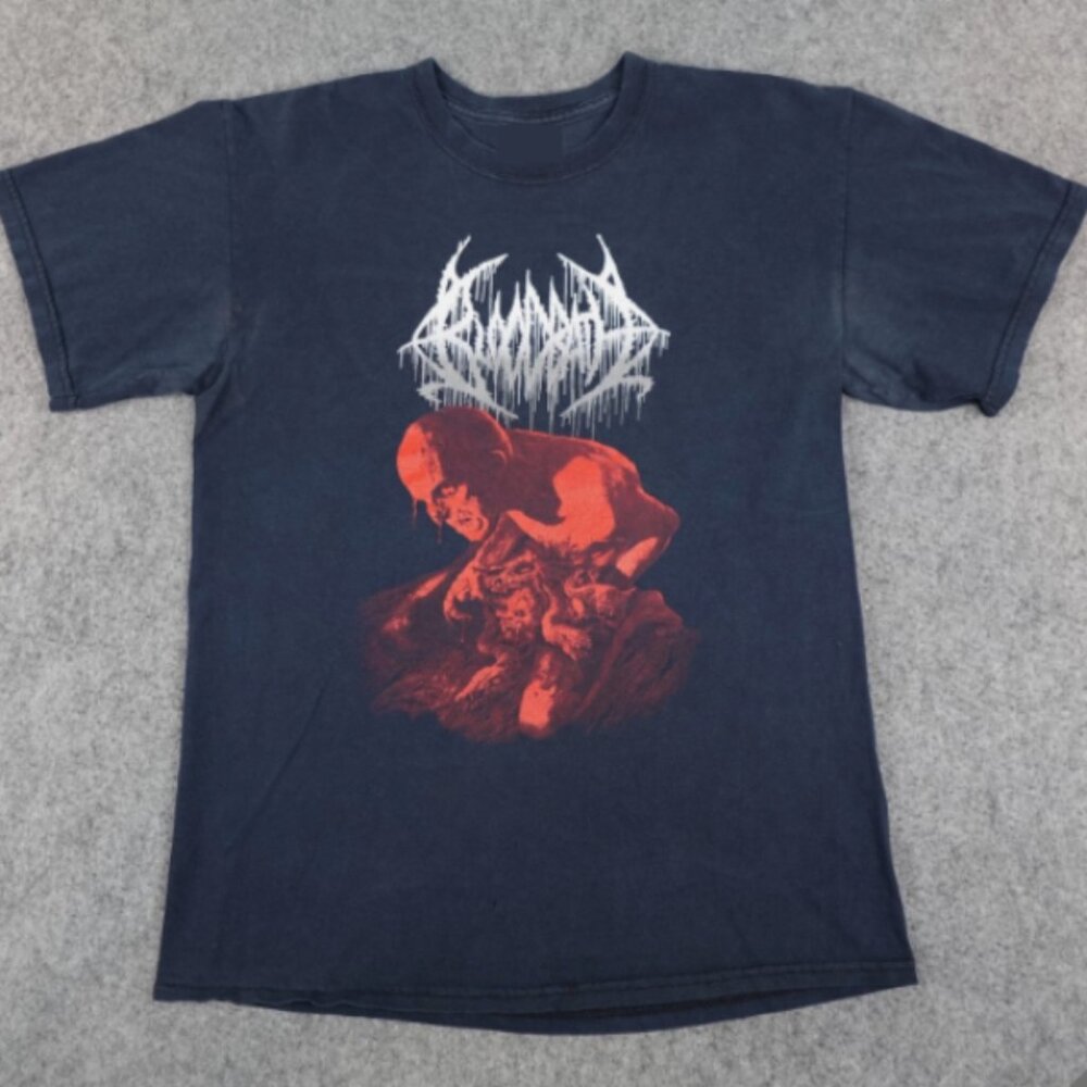 Death Metal Skull Graphic Tee Vintage Gothic T-Shirt